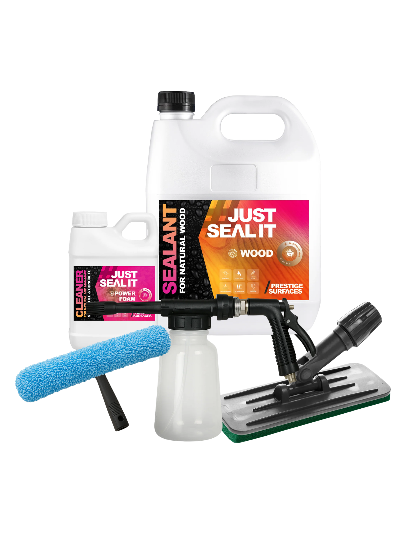 WOOD CLEAN & SEAL PLATINUM PACK